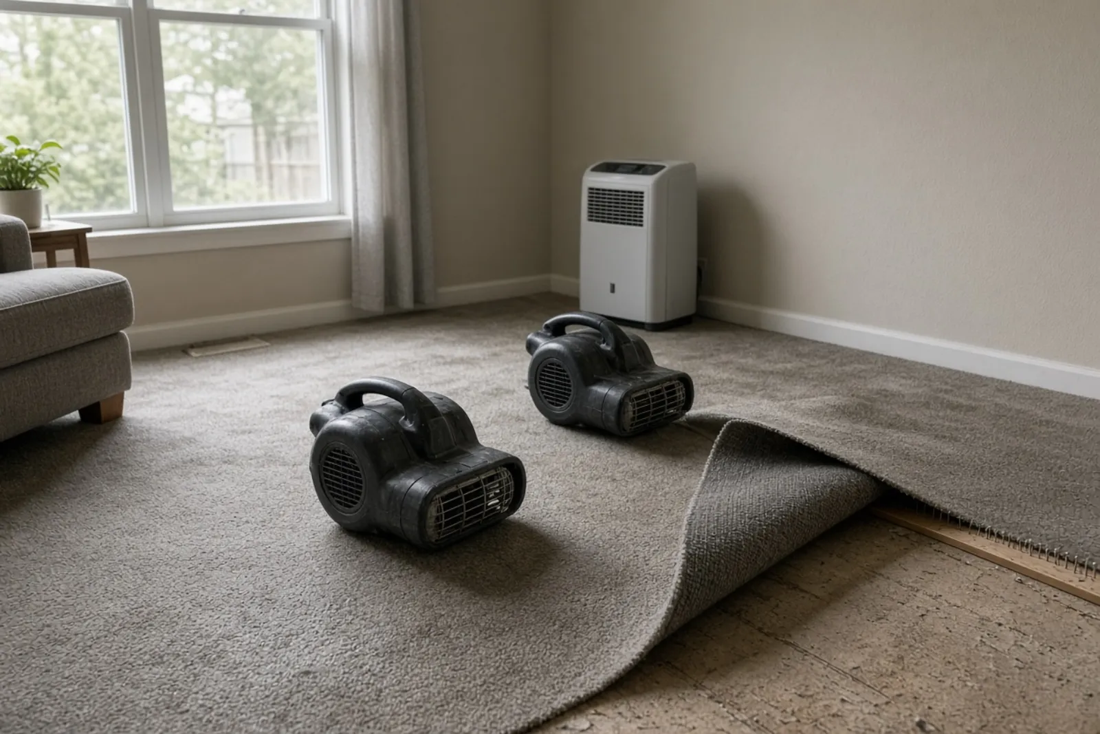 Wet Carpet Drying in Normal, IL